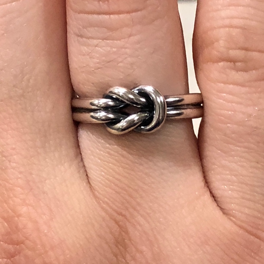 James Avery lovers knot ring